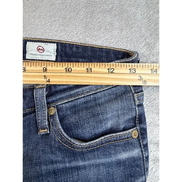 AG Adriano Goldschmied Jean Women's 24r The Stilt Cigarette Leg Blue Whisker USA - Picture 10 of 13